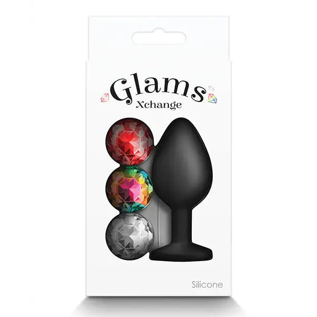 Glams Xchange Round Anal Plug Medium - Butt Plug