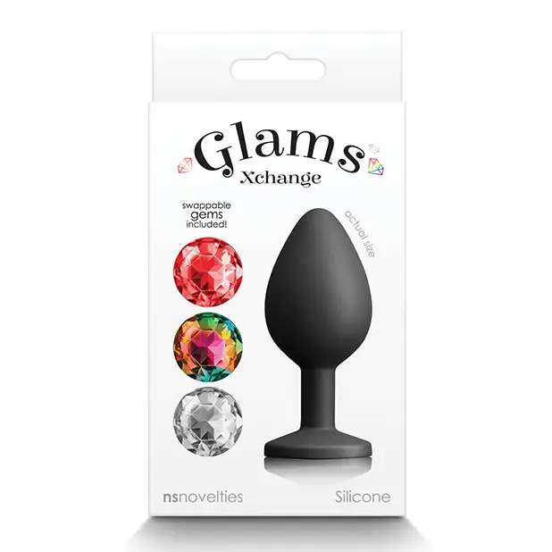 Glams Xchange Round Anal Plug Medium - Medium - Butt Plug