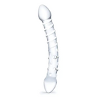 Glas 10 in. Double Trouble Glass Dildo - Double Ended Dildo