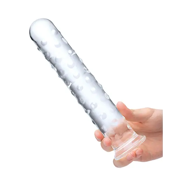 Glas 10 in. Extra Large Glass Dildo - Realistic Dildo