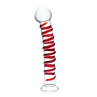 Glas 10 in. Mr. Swirly Glass Dildo - Realistic Dildo