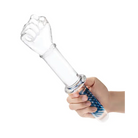 Glas 11’’ Fist Double Ended w/Handle Grip - Dongs & Dildos