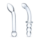 Glas 2-Piece G-Spot Pleasure Glass Dildo Set - Double Ended Dildo