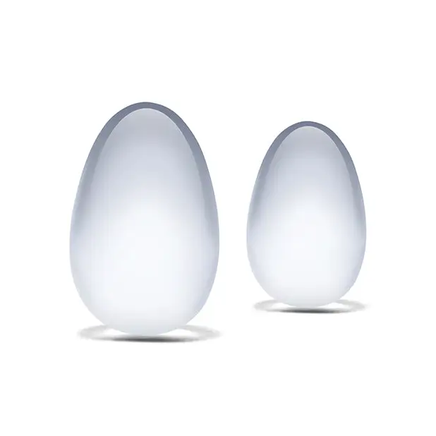 Glas 2-Piece Glass Yoni Egg Set - Kegel Balls