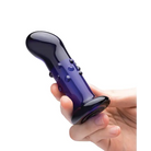 Glas 4 in. Rechargeable Remote-Controlled Vibrating Dotted G-Spot/P-Spot Plug - Butt Plug