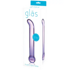 Glas 6.75 in. Purple G-Spot Tickler Glass Dildo - Realistic Dildo