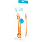 Glas 7.5 in. Orange Tickler Glass Dildo - Realistic Dildo