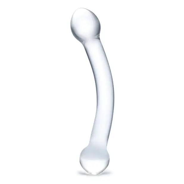 Glas 7 in. Curved Glass G Spot Stimulator - Realistic Dildo