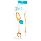 Glas 7 in. Honey Dripper Anal Slider Prostate Stimulating Glass Dildo - Realistic Dildo