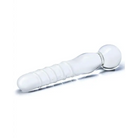 Glas 8 in. Joystick Clear Glass Dildo - Realistic Dildo