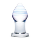 Glas Amethyst Rain 3.25 in. Butt Plug - Butt Plug