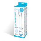 Glas Double Play 9.5 in. Dual-Ended Glass Dildo - Double Ended Dildo