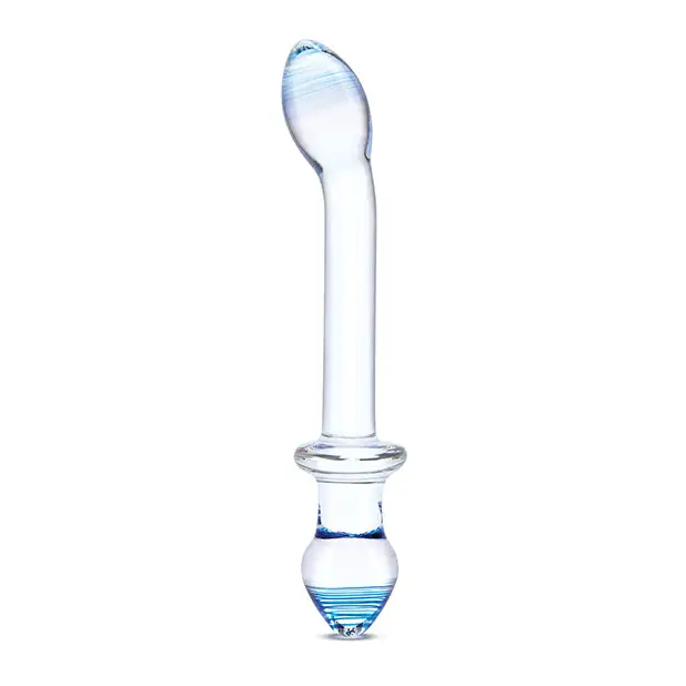 Glas Double Play 9.5 in. Dual-Ended Glass Dildo - Double Ended Dildo