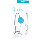 Glas Glass Butt Plug - Clear / 3.5’’ - Butt Plug