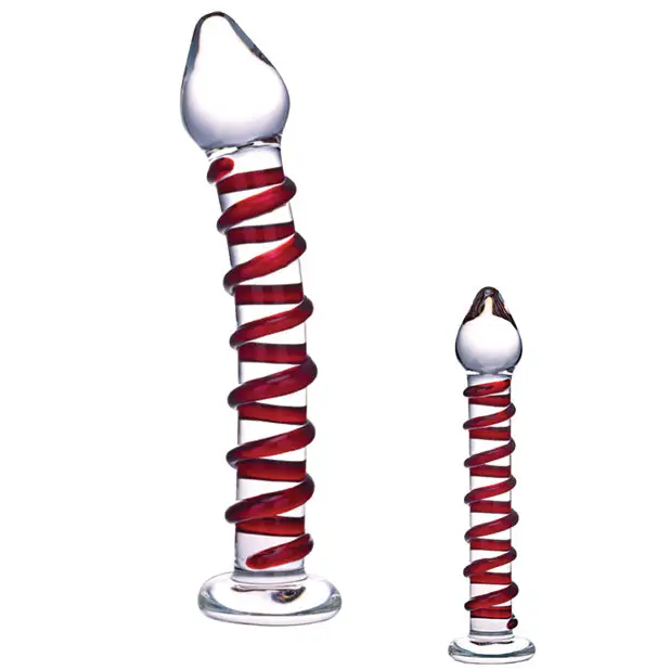 Glas Mr Swirly Spiral Glass Dildo - Realistic Dildo