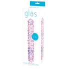 Glas Purple Rose 7 in. Nubby Dildo - Plain Dildo