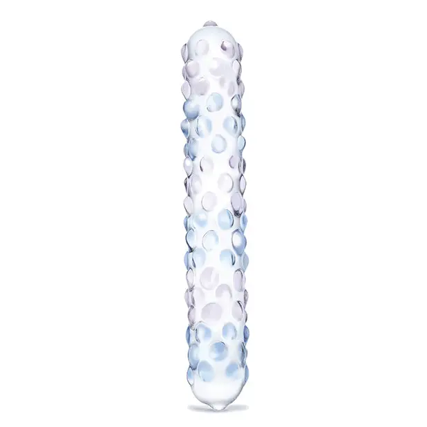 Glas Purple Rose 7 in. Nubby Dildo - Plain Dildo