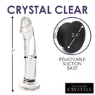 Glass Dildo With Silicone Base - Inch - 7’’ - Realistic Dildo