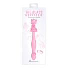 Glass Menagerie Kitty Glass Dildo - Pink - Dongs & Dildos