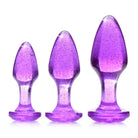 Booty Sparks Plug Glitter Gem Anal Plug Set at the Haus of Shag