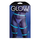 Glow ’Buckle Up’ Glow In The Dark Leg Harness with Blue Straps by Fantasy Lingerie