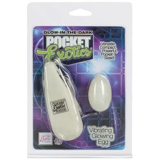 CalExotics Stimulators Glow-dark Pocket Exotics Vibrating Egg at the Haus of Shag