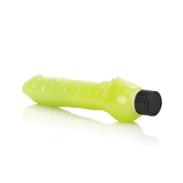 CalExotics Vibrator Glow-in-the-dark 7" Jelly Penis Vibe at the Haus of Shag