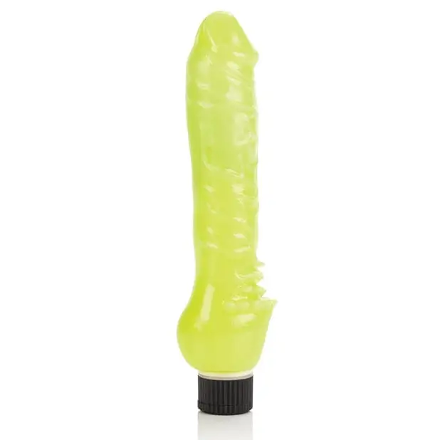 CalExotics Vibrator Glow-in-the-dark 7" Jelly Penis Vibe at the Haus of Shag