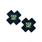 Glow In The Dark Fuck Me Foam Coasters with Green Letters