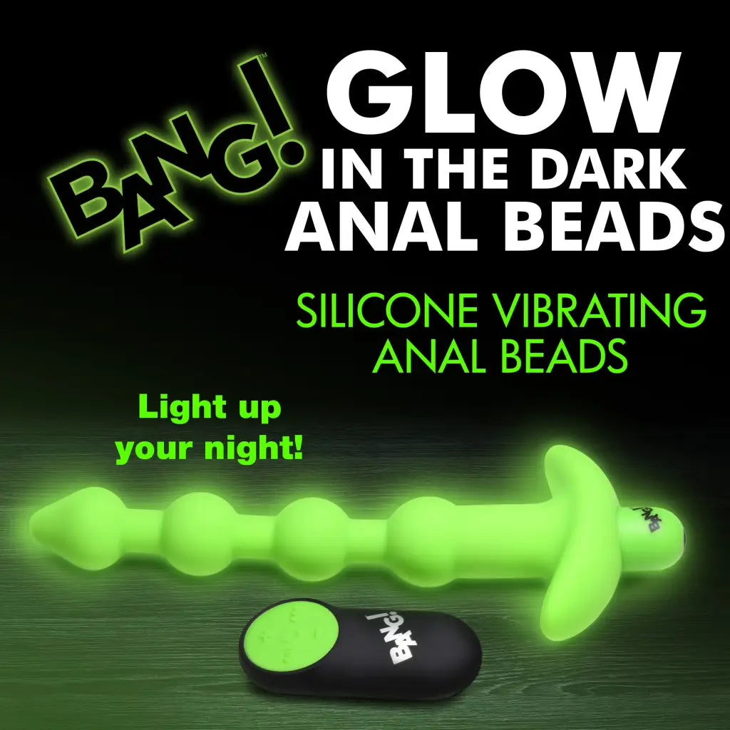 Glow-in-the-dark Silicone Anal Beads - Anal-beads