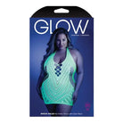 Fantasy Lingerie Dress Glow 'Shock Value' Black Light Net Halter Dress by Fantasy Lingerie at the Haus of Shag