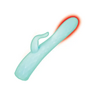 Goddess Heat-up & Rotating Vibrator - Aqua - Vibrators