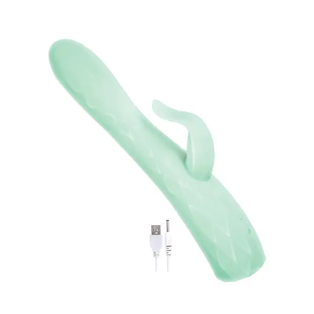 Goddess Heat-up & Rotating Vibrator - Aqua - Vibrators