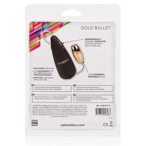 Golden Bullet: A small, black bullet with a gold tip, perfect for multi speed needs