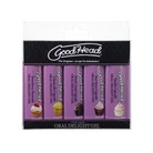 Doc Johnson Sexual Enhancers Goodhead Cupcake Oral Delight Gel - Asst. Flavors Pack Of 5 at the Haus of Shag