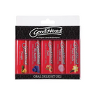 Doc Johnson Sexual Enhancers Goodhead Oral Delight Gel - 1 Oz Asst. Flavors Pack Of 5 at the Haus of Shag