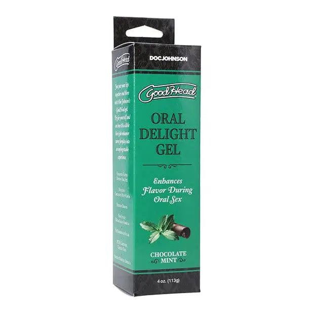 Goodhead Oral Delight Gel in Chocolate Mint, 4 Oz - Enhance oral pleasure with this flavored gel