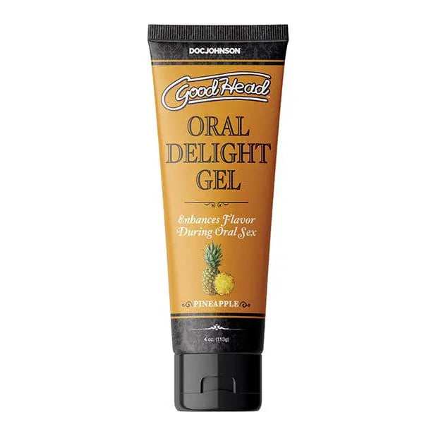 Goodhead Oral Delight Gel - Pineapple-flavored oral enhancement gel, 4 Oz tube