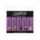 Doc Johnson Sexual Enhancers Goodhead Tropical Fruits Oral Delight Gel - Asst. Flavors Pack Of 5 at the Haus of Shag