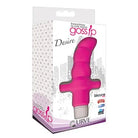 Gossip Desire Silicone Waterproof Magenta Pleasure Device with Curved Shape and Multiple Functions