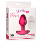 Curve Novelties Powered Plug Magenta Gossip Pop Rocker 10-Function Rechargeable Butt Plug Magenta at the Haus of Shag