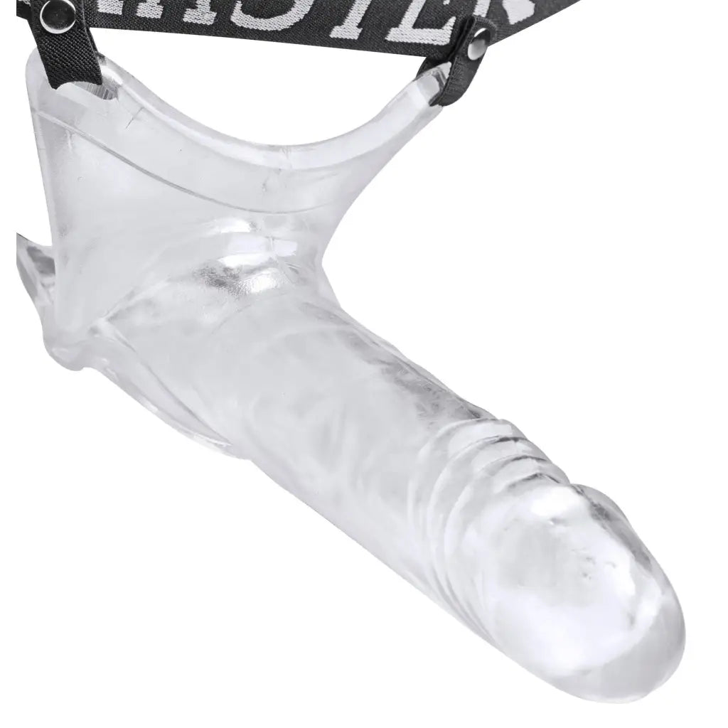 Mamba XL Jock Style Cock Sheath - Clear Plastic Silicone Device with Strap Attachment