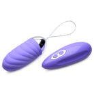 Grape Gasm 36x Swirled Vibrating Remote Control Egg with purple vibrating sex toys