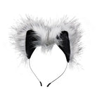 Tailz Tail Plug Gray Gray Wolf Tail Anal Plug And Ears Set at the Haus of Shag