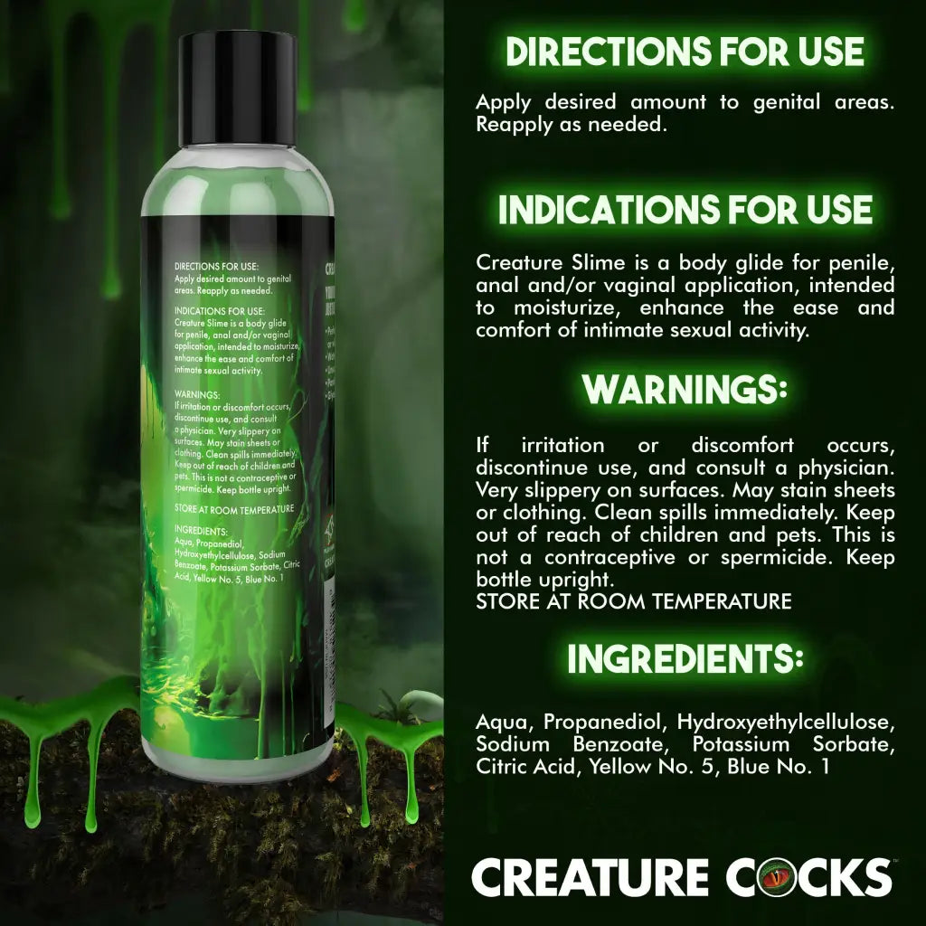 Green Creature Slime Water-based Lubricant - Lubes