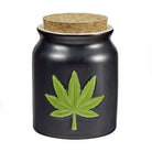 Green Leaf Stash Jar - Storage Box