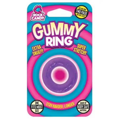 GUMMY RING - PURPLE - Cock Ring