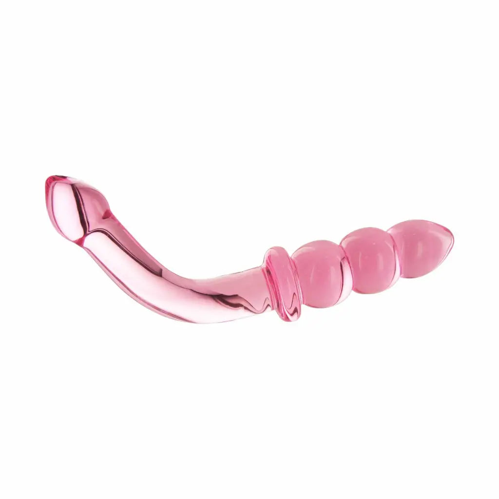 Prisms Plain Dildo Pink Hamsa Glass Dildo - at the Haus of Shag