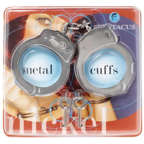 Handcuffs Double Locking Nickel - Cuffs