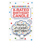 Happy Fucking Birthday! X-Rated Candle - Party Supplies